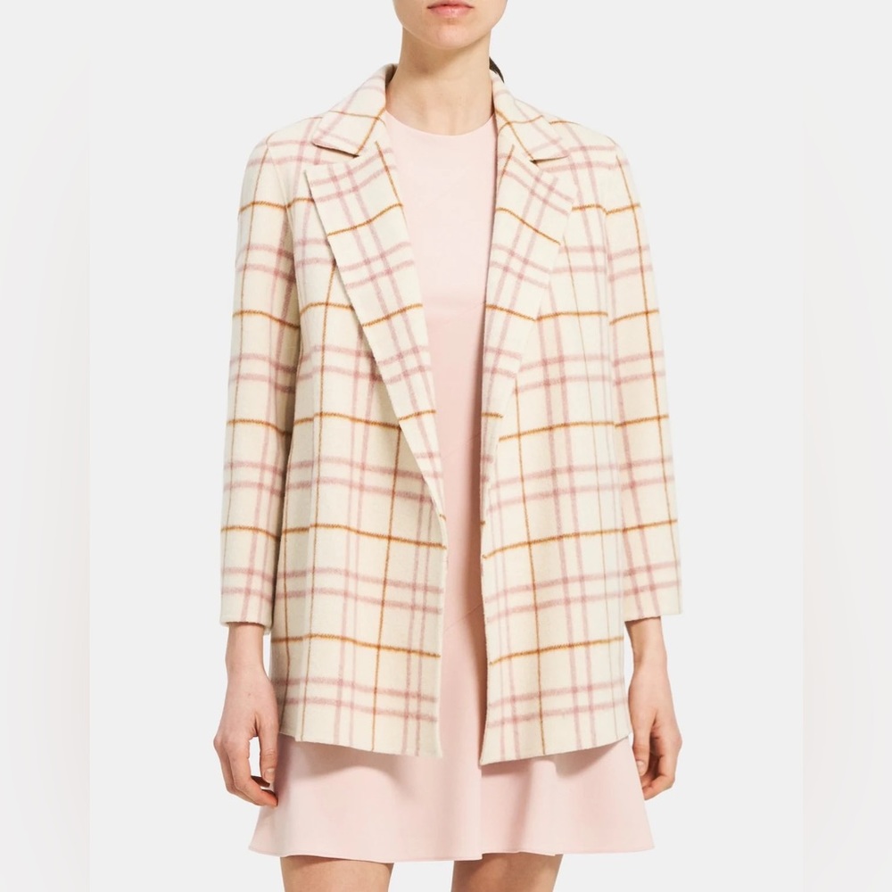 Open Jacket in Recycled Wool Blend